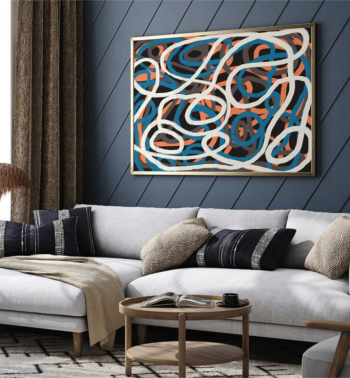 STRINGS COMPOSITION , ABSTRACT PAINTINGS
