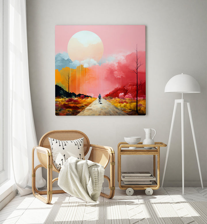 SECOND WORLD II , LANDSCAPE PAINTINGS