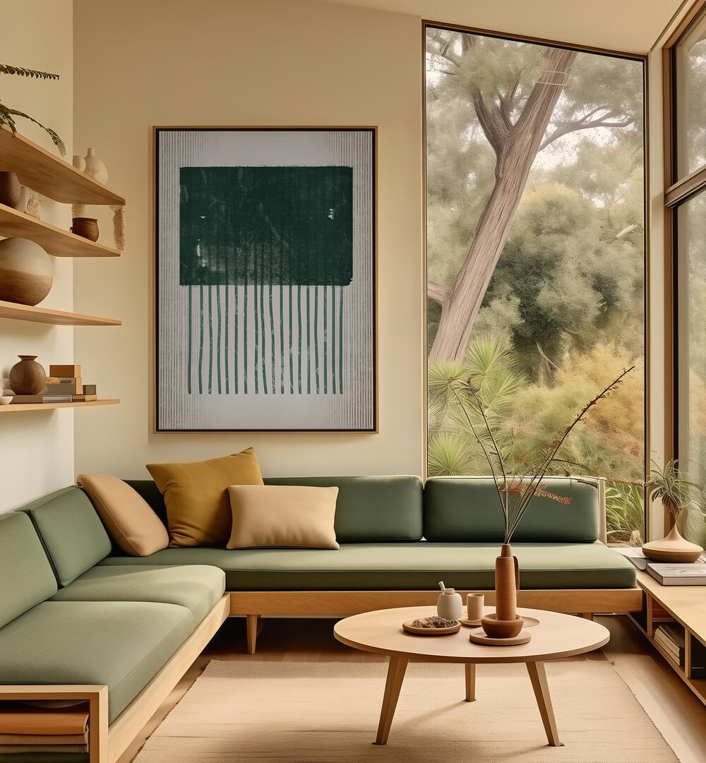 Elevate your space with EMERALD SQUARE JELLYFISH, GEOMETRIC ART PRINTS, blending nature and modern design beautifully.