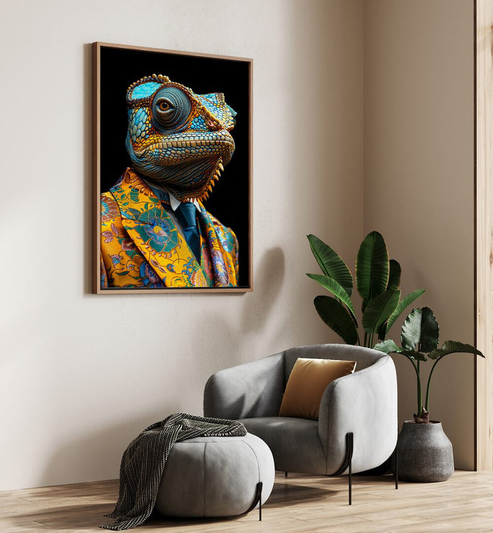 WILD SUITS - CHAMELEON , ANIMAL PAINTINGS