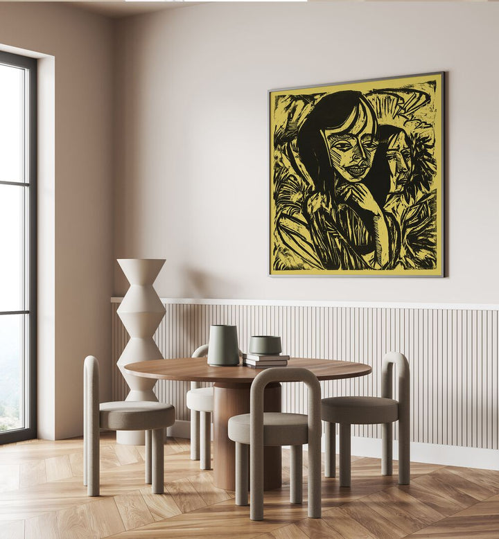 FEHMARN GIRLS (1913) , VINTAGE PAINTINGS
