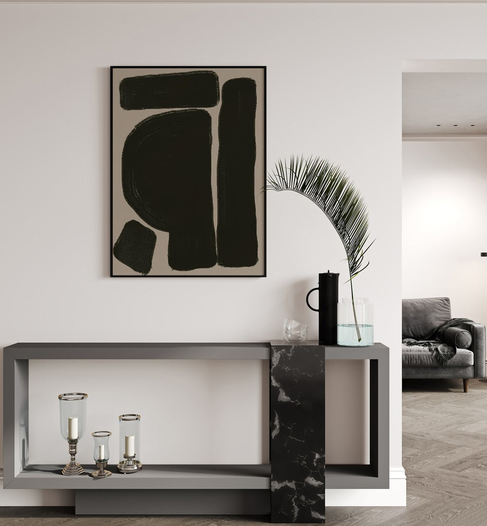 SIMPLE COMPOSITION MODERN ART, ABSTRACT PAINTINGS from MIUUS STUDIO enhancing contemporary interiors with unique design.