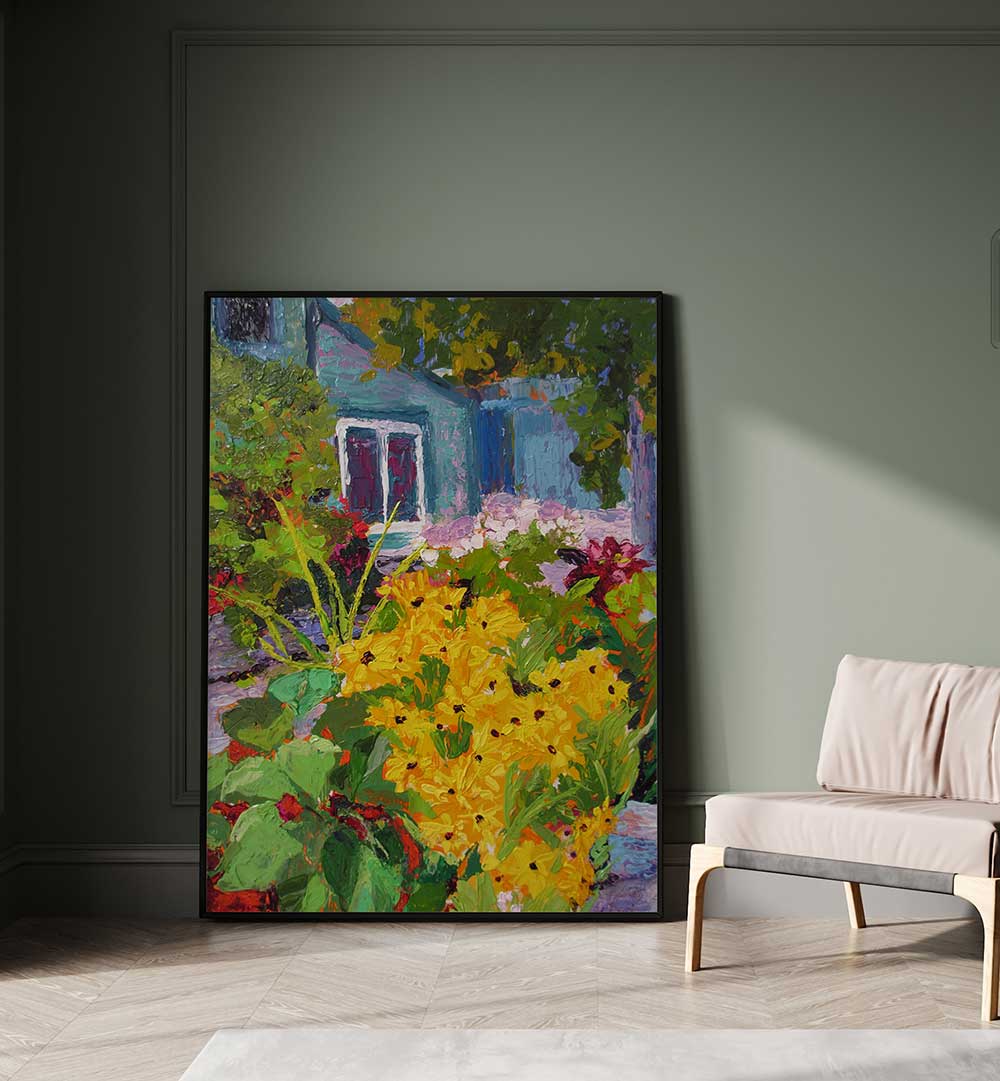 BUCKS COUNTY TAVERN , FLORAL FLOWER PAINTINGS