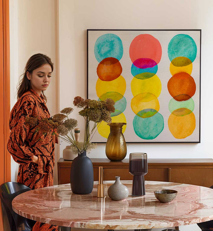 DOTS AND SPOTS III , GEOMETRIC ART PRINTS