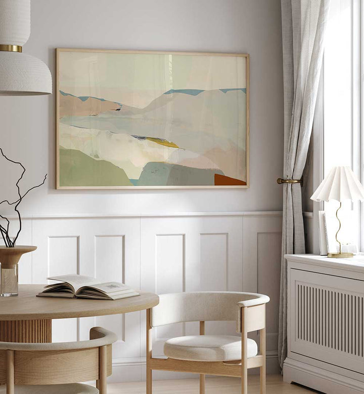 Stylish COLOURBLOCK II Landscape Paintings enhance interiors with serene colors and textures, perfect for any space.