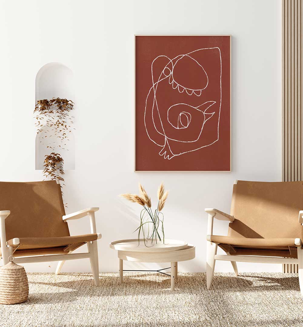 LINE ART BIRD ABSTRACT , LINE ART PAINTINGS