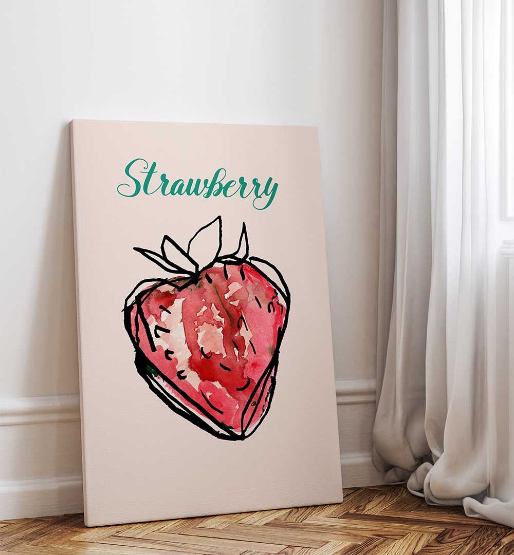 STRAWBERRY CHARM , KITCHEN POSTERS