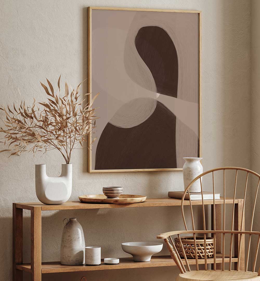 COLOUR PALETTE MOCHA MOUSSE II , ABSTRACT PAINTINGS