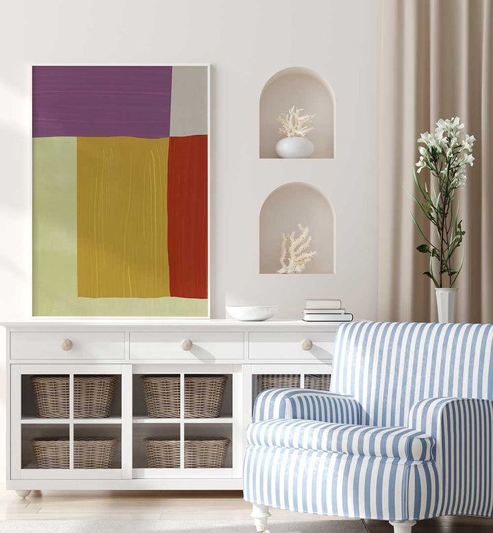 COLOR HARMONY BLOCKS , GEOMETRIC ART PRINTS