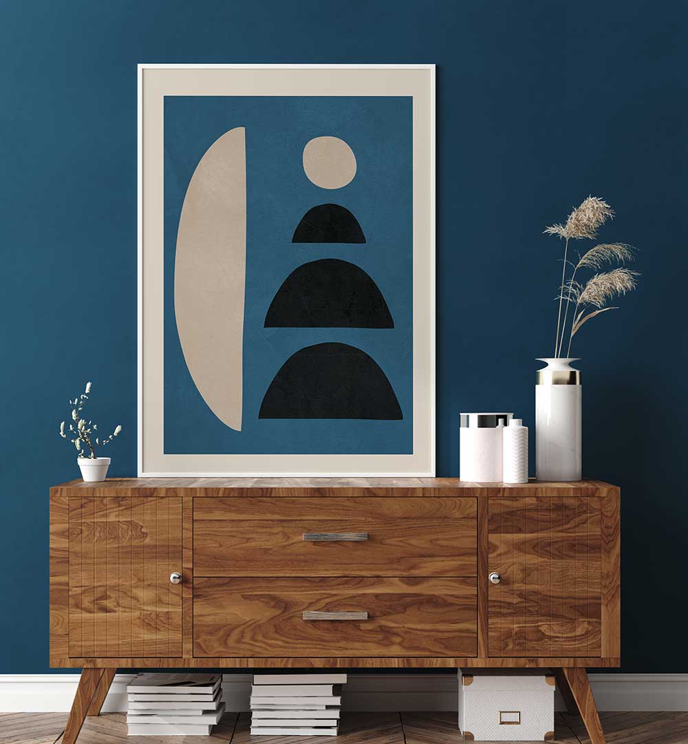 GEOMETRIC HARMONY V , ABSTRACT PAINTINGS