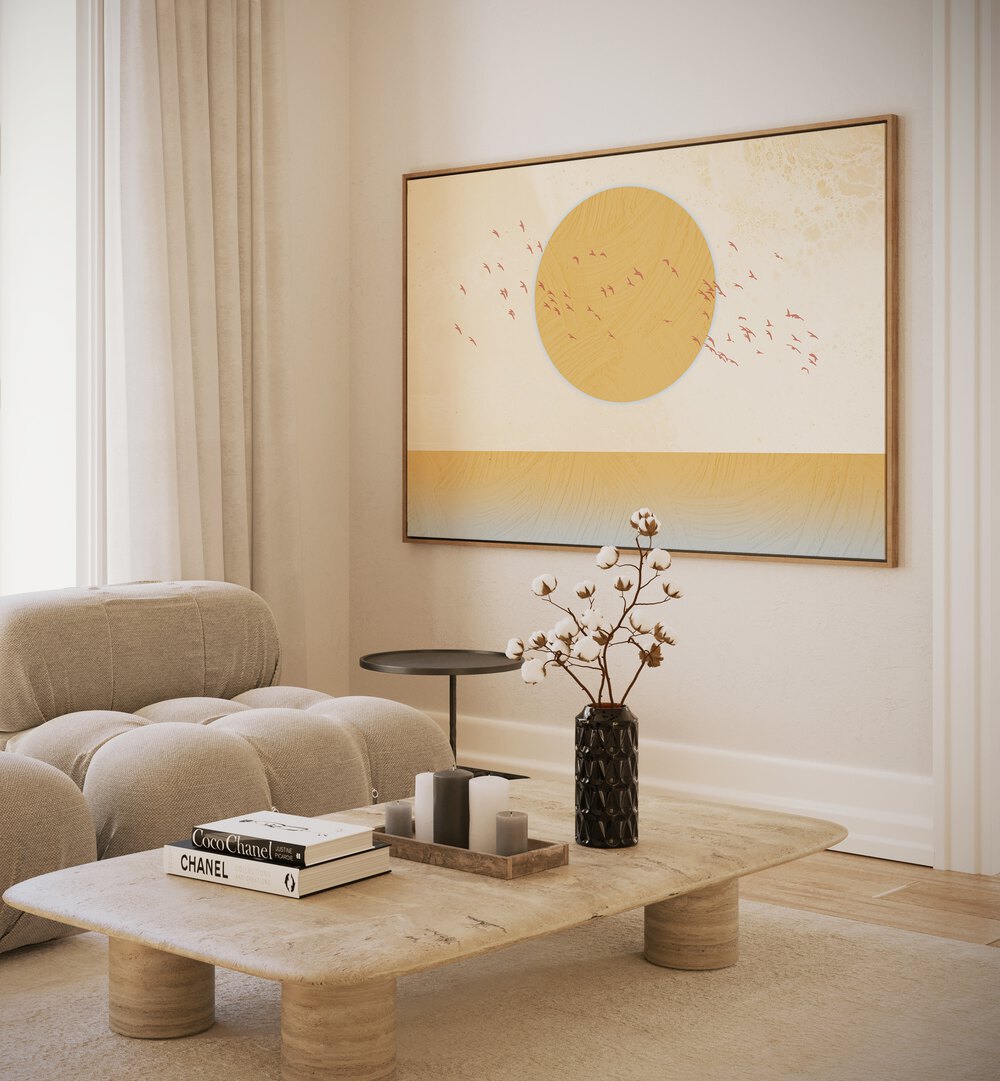 Stylish GOLDEN SUN, LANDSCAPE PAINTINGS brighten any room with warmth and elegance, enhancing everyday life.