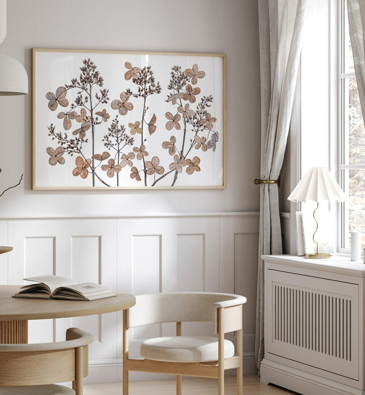 Stunning HYDRANGEA PANICULATA, FLORAL FLOWER PAINTINGS enhance decor with elegant floral designs and captivating beauty.