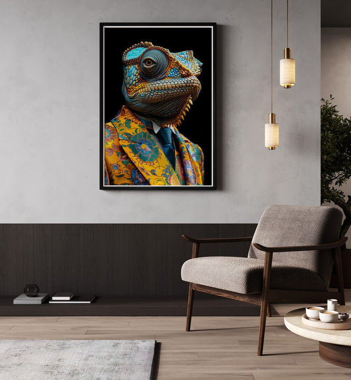 WILD SUITS - CHAMELEON , ANIMAL PAINTINGS