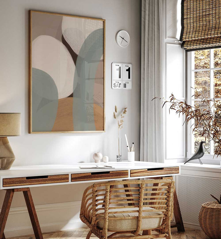 COLOUR PALETTE MOCHA MOUSSE III , ABSTRACT PAINTINGS