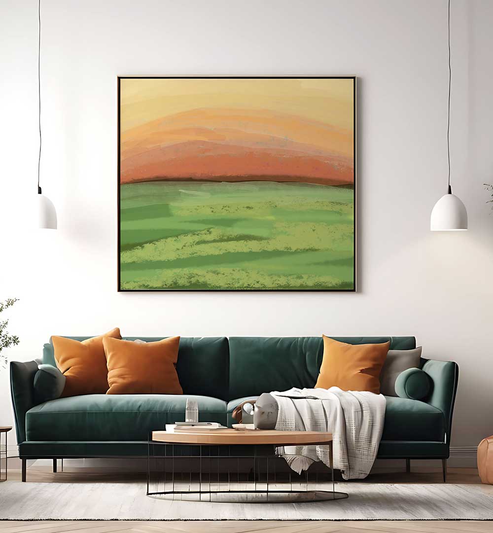 SUNSET , LANDSCAPE PAINTINGS