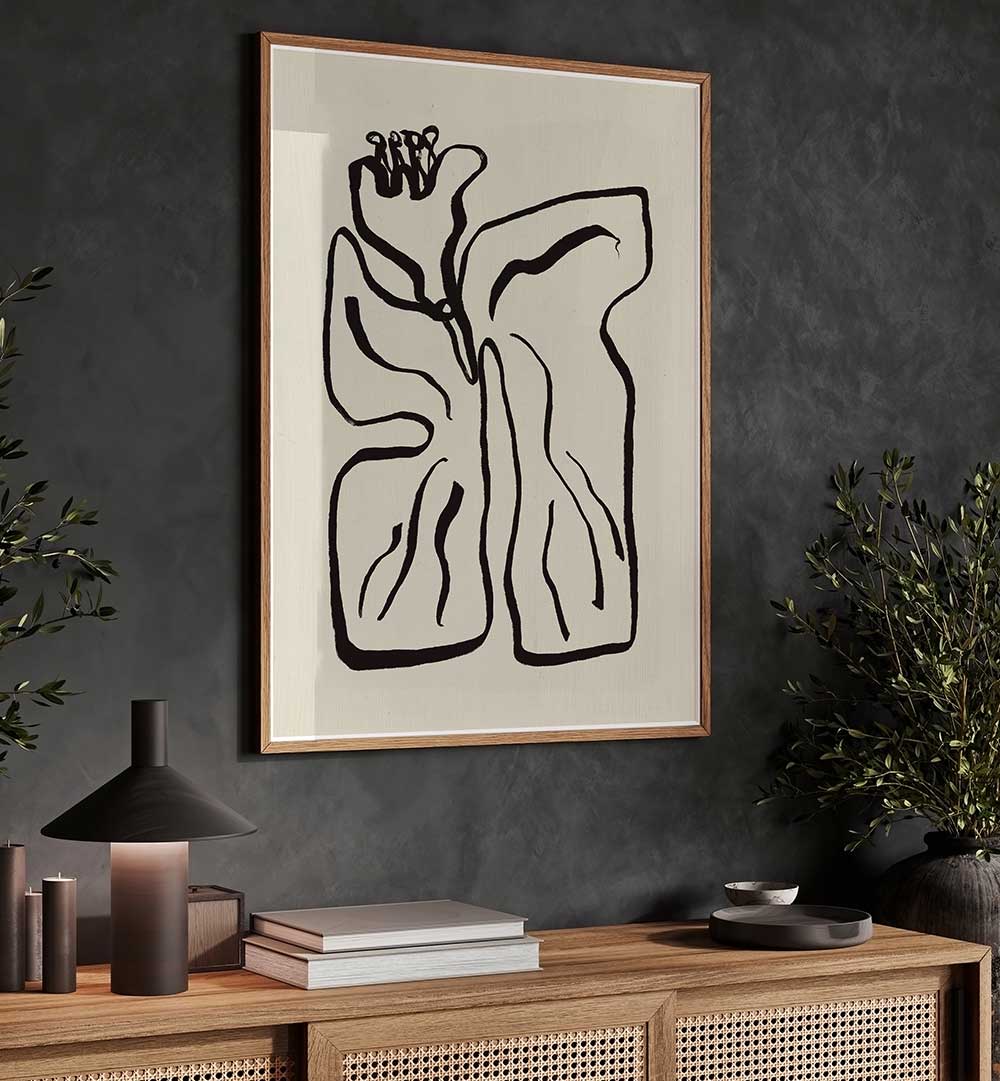 FLOWING SHAPES , ABSTRACT PAINTINGS