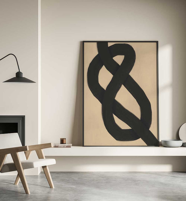 THE BLACK KNOT , ABSTRACT PAINTINGS