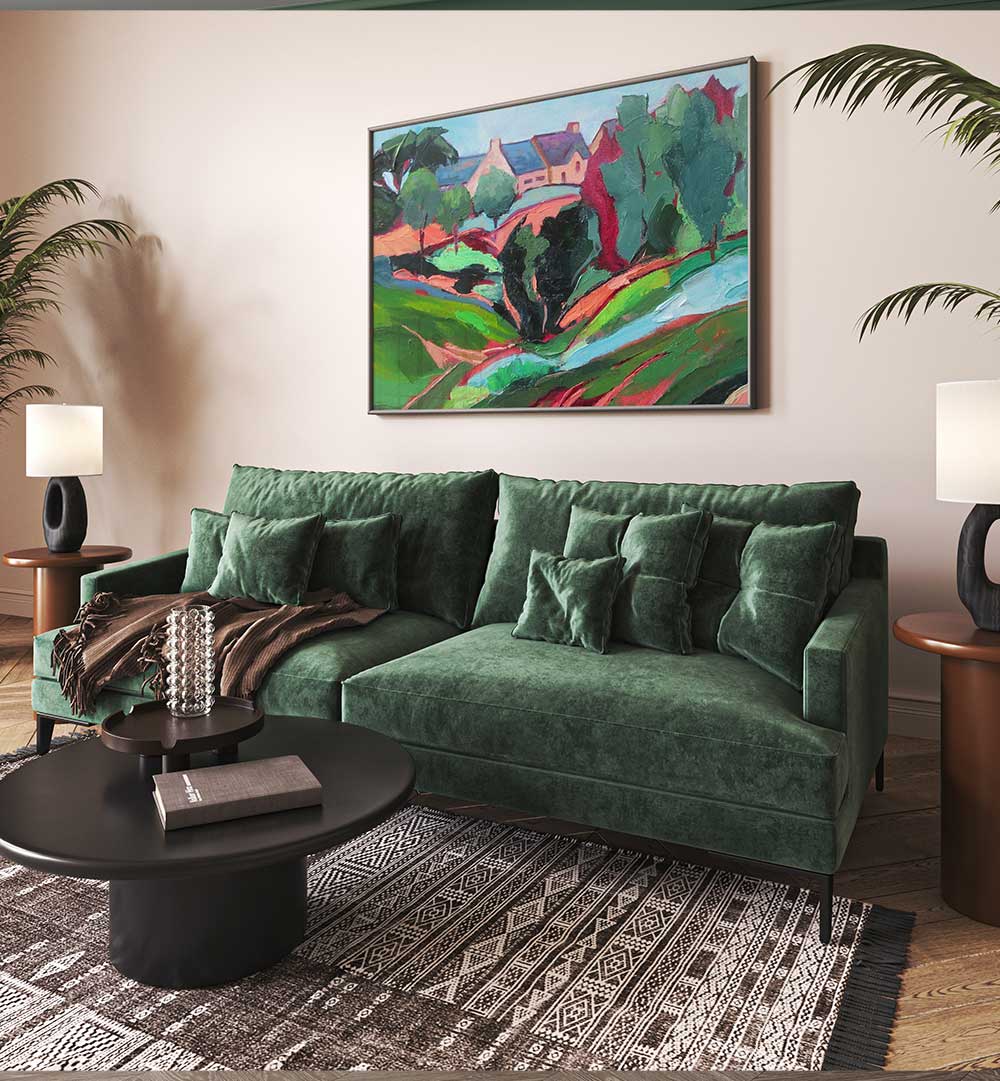 WALK IN THE COUNTY , LANDSCAPE PAINTINGS