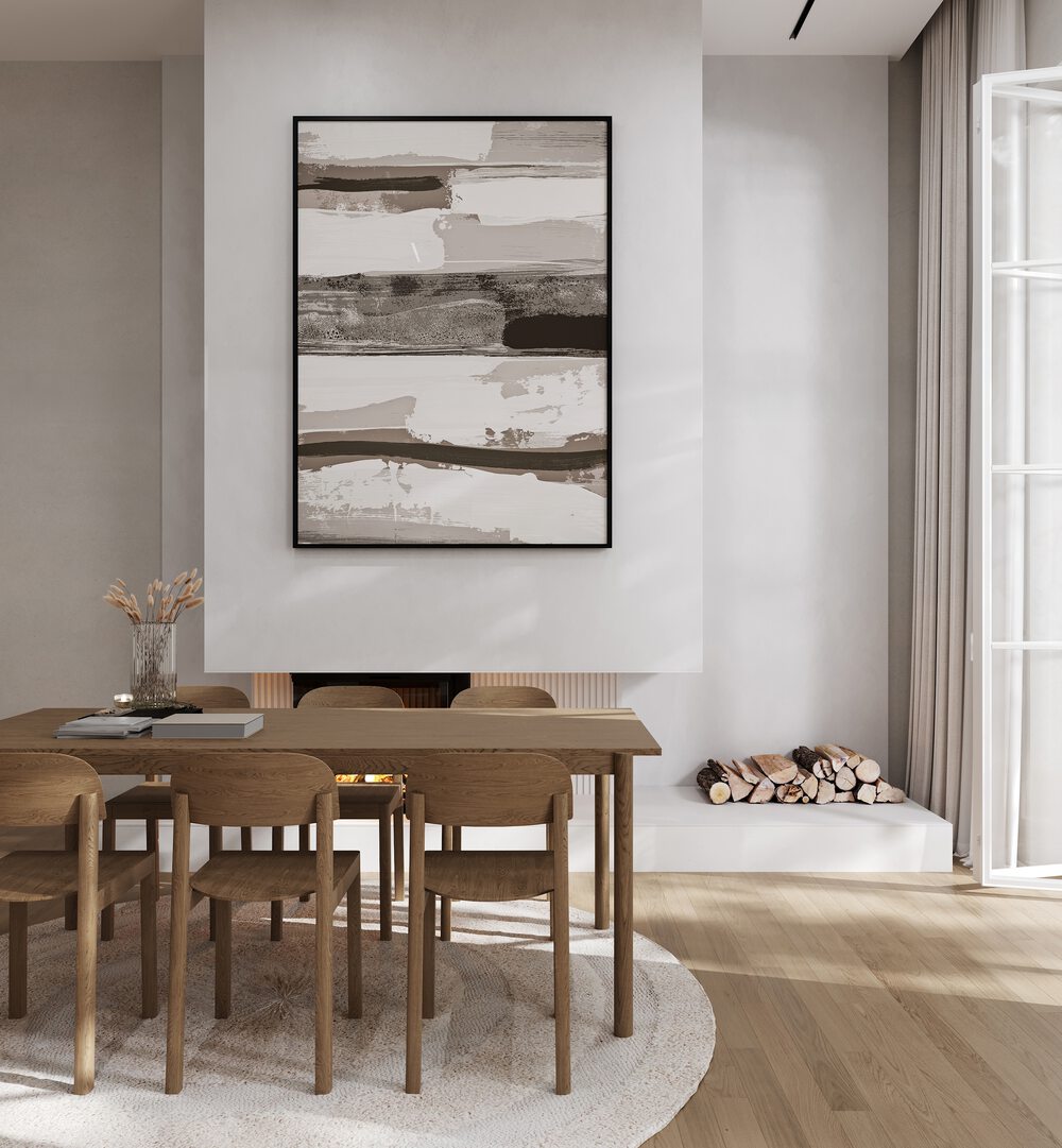 Transform your space with NEUTRAL LAYERS OF PAINT, ABSTRACT PAINTINGS showcasing elegant, modern aesthetics.