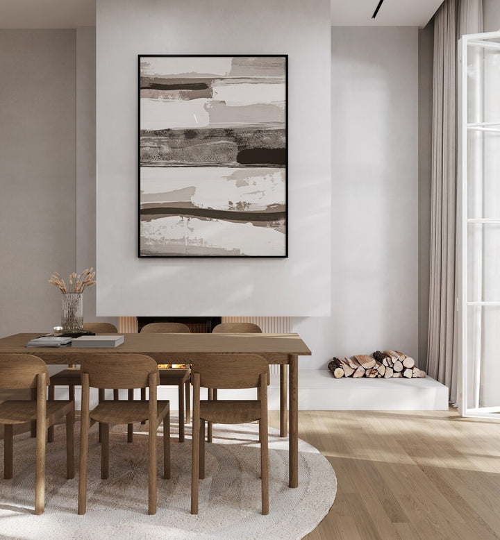 Transform your space with NEUTRAL LAYERS OF PAINT, ABSTRACT PAINTINGS showcasing elegant, modern aesthetics.