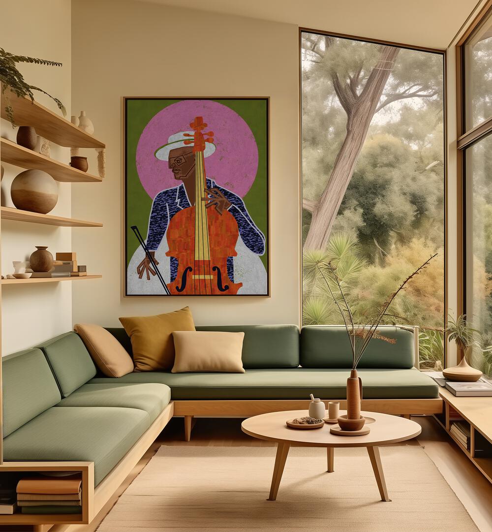 Stylish MUSICIAN GUY VII, MOVIE POSTERS adorns a modern space, inspiring creativity and passion for music.