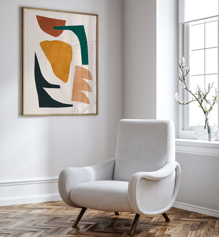 Stylish room featuring EXPRESSIVE VI, GEOMETRIC ART PRINTS, enhancing creativity in modern decor.