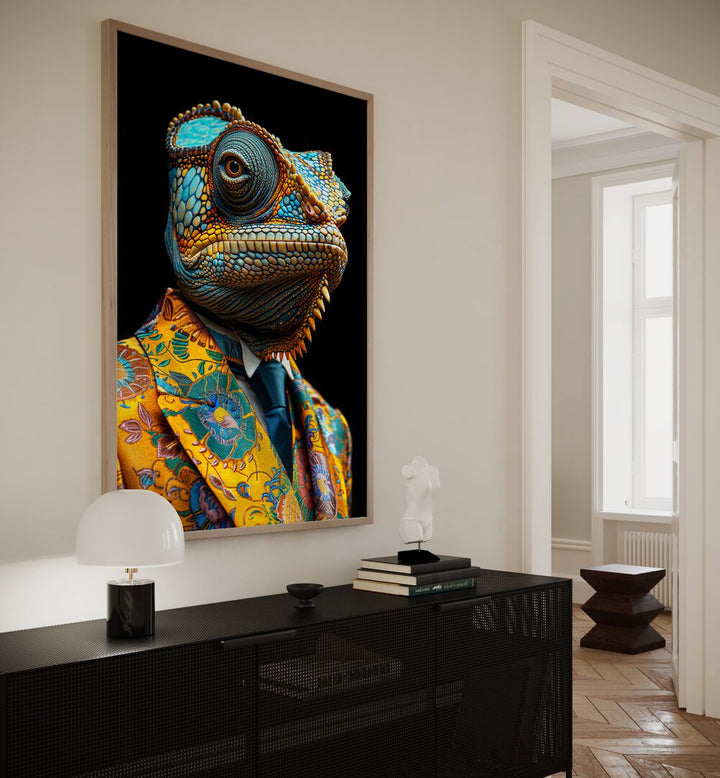WILD SUITS - CHAMELEON , ANIMAL PAINTINGS