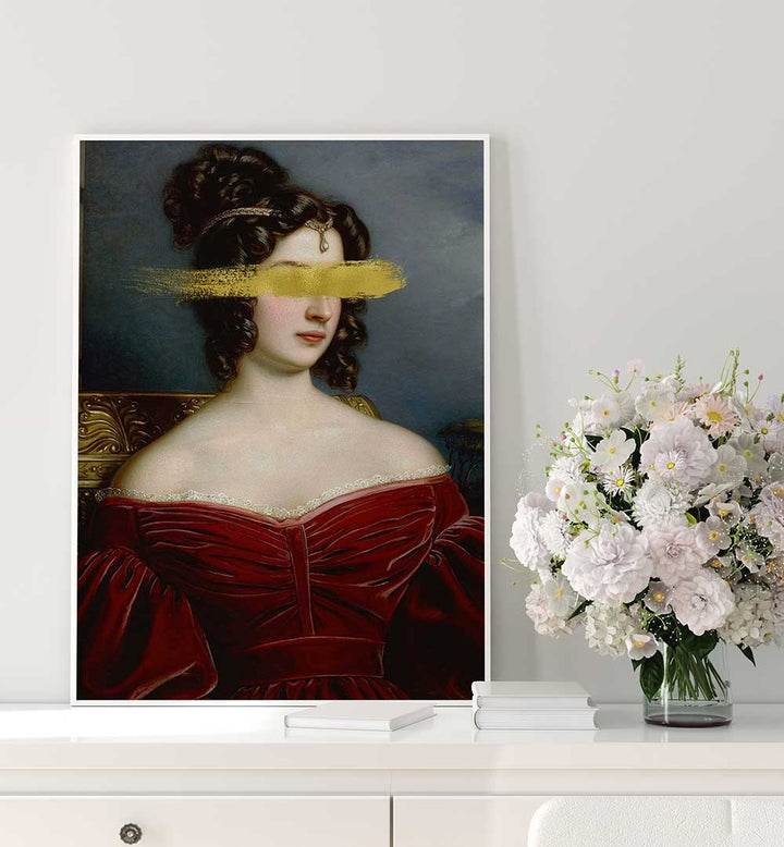 GOLD MARINANNA , ALTERED ART PRINTS