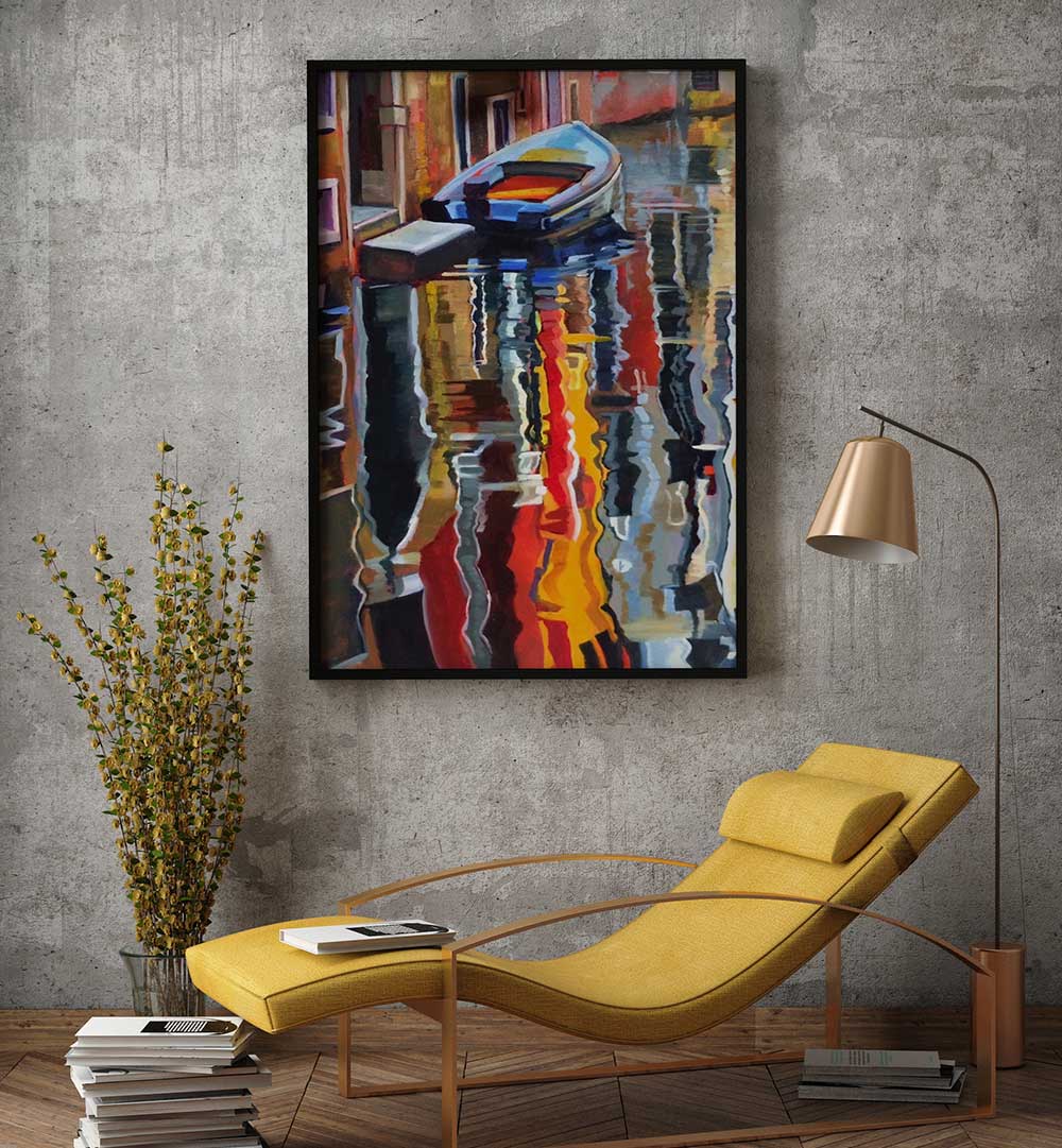 REFLECTIONS , LANDSCAPE PAINTINGS