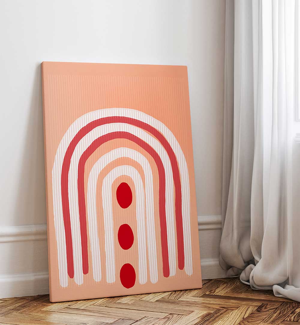 STYLIZED FLORAL DESIGN , BOHO ART PAINTINGS