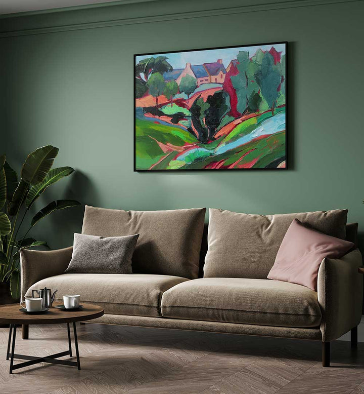 WALK IN THE COUNTY , LANDSCAPE PAINTINGS