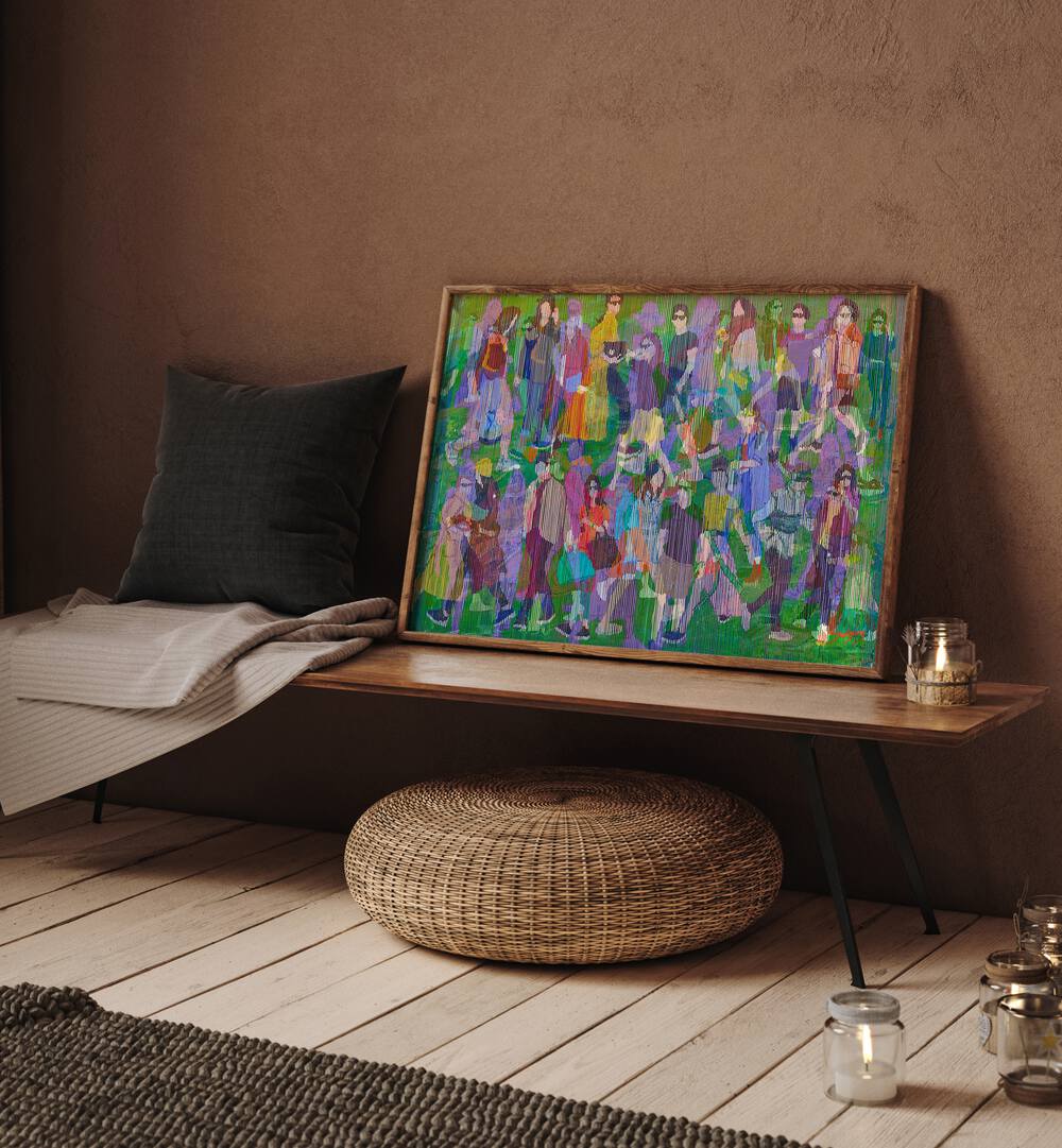 Colorful CITIZEN II, FASHION POSTERS displayed in a stylish home setting, perfect for modern decor.
