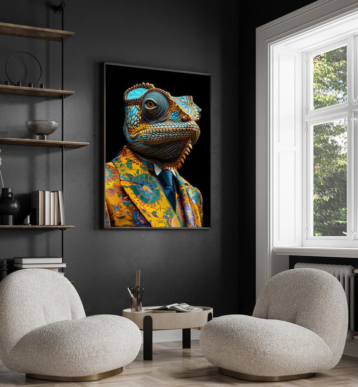WILD SUITS - CHAMELEON , ANIMAL PAINTINGS