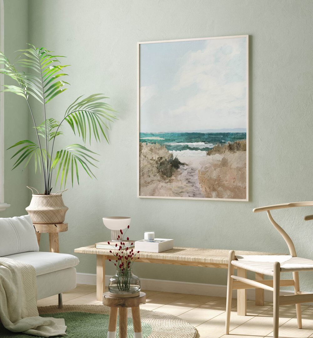 Transform your space with BEACH PATH, LANDSCAPE PAINTINGS that evoke coastal serenity and tranquility.