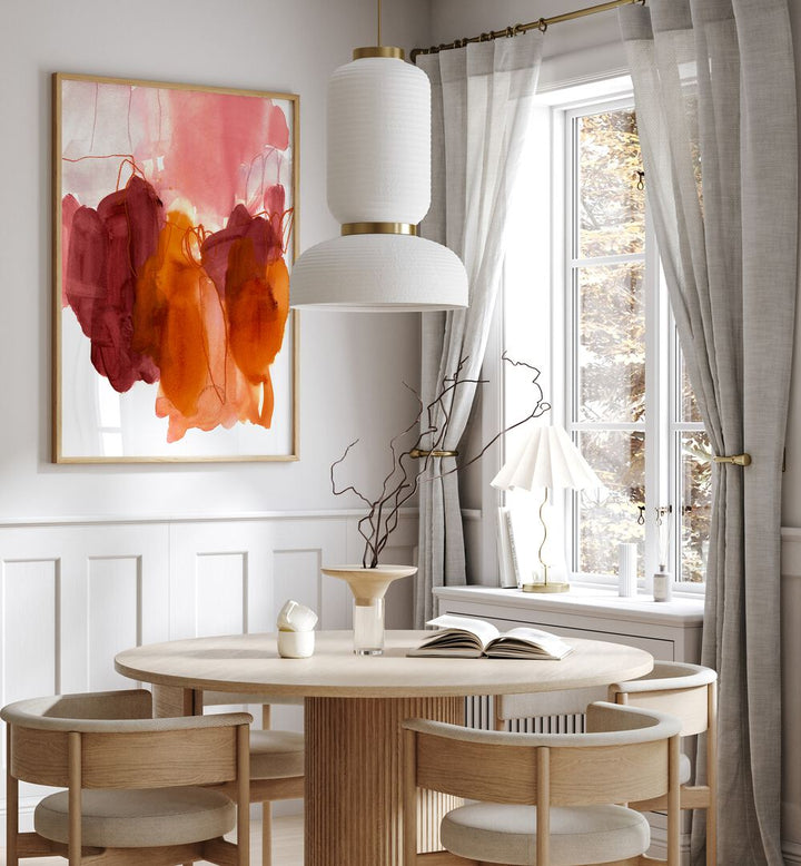 Vibrant ABSTRACT PAINTING X enhances modern interiors, showcasing stunning hues and intricate designs in contemporary art.
