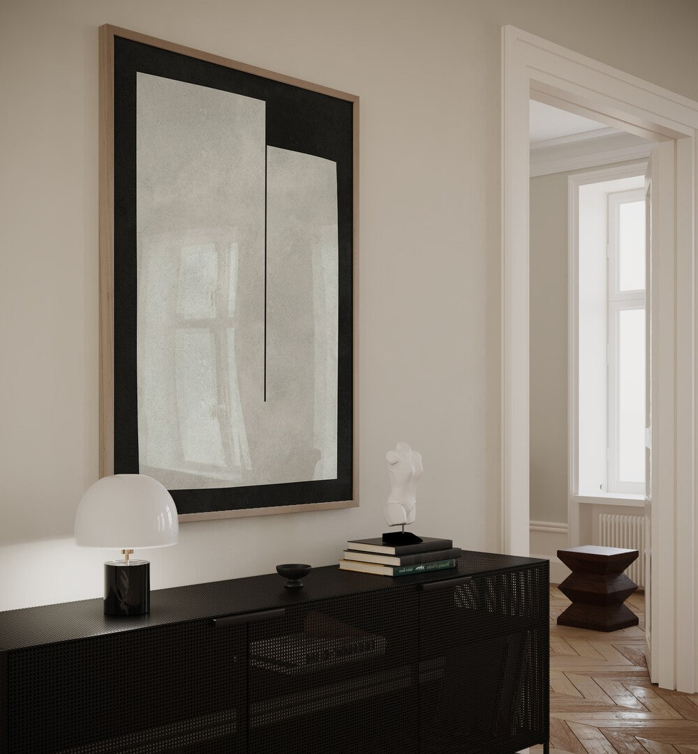 Stylish MODERN SHAPES IV, GEOMETRIC ART PRINTS enhance contemporary spaces with captivating geometric designs.