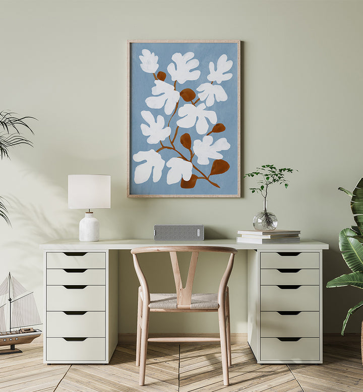 PLANTS I , FLORAL FLOWER PAINTINGS