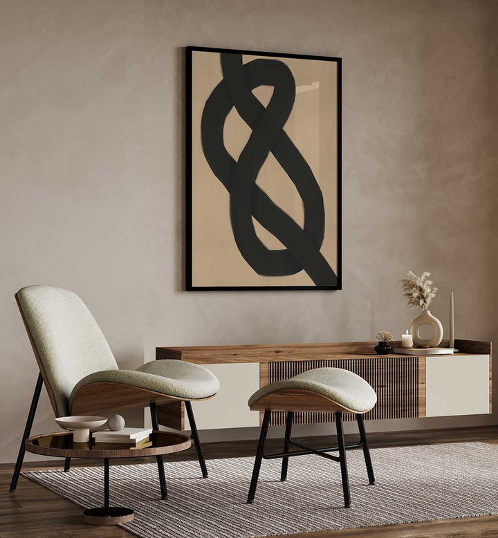 THE BLACK KNOT , ABSTRACT PAINTINGS