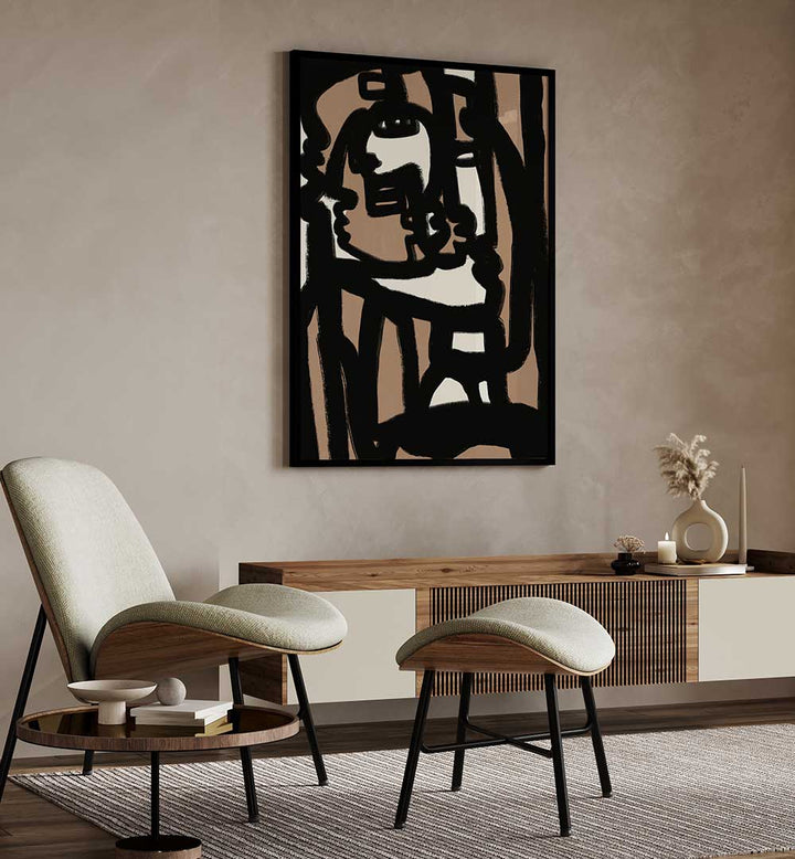 HUMAN EMOTIONS BOLD LINES , ABSTRACT PAINTINGS