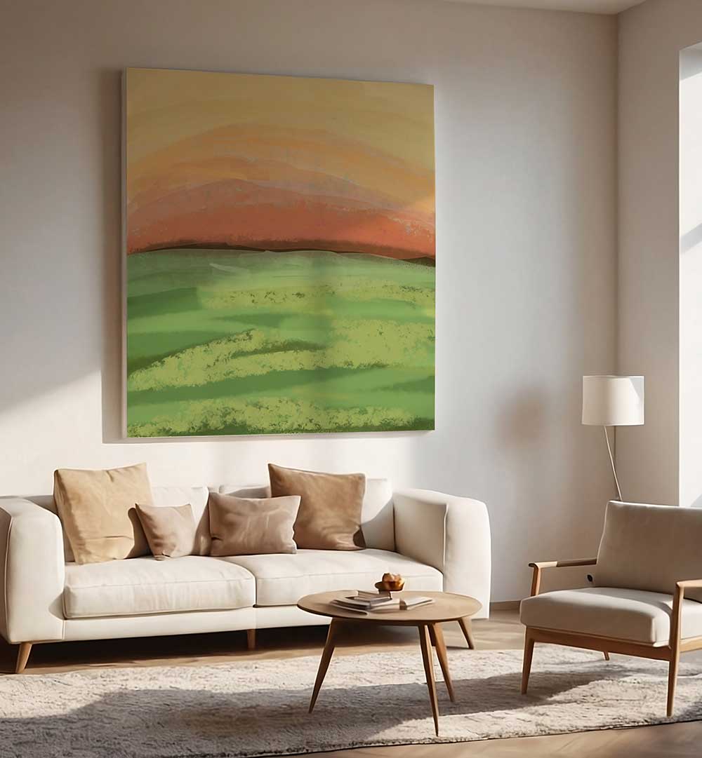 SUNSET , LANDSCAPE PAINTINGS