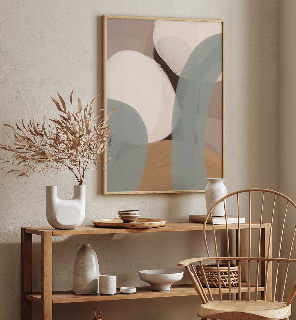 COLOUR PALETTE MOCHA MOUSSE III , ABSTRACT PAINTINGS