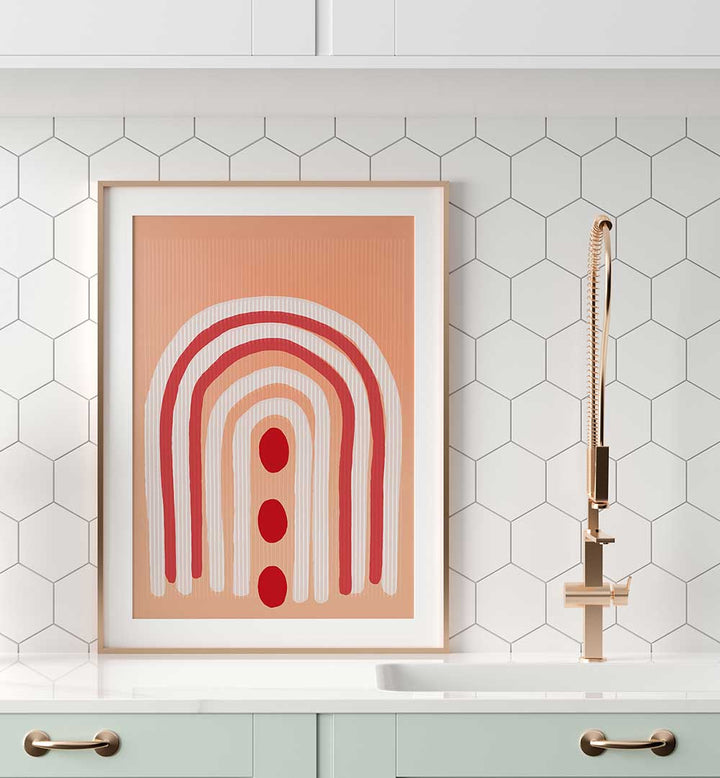 STYLIZED FLORAL DESIGN , BOHO ART PAINTINGS