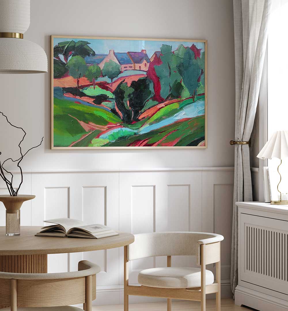 WALK IN THE COUNTY , LANDSCAPE PAINTINGS