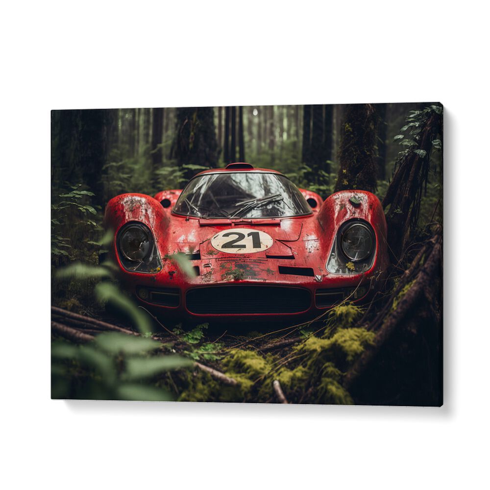 AUTOMOTIVE painting - FOREST CAR by Asianmonk