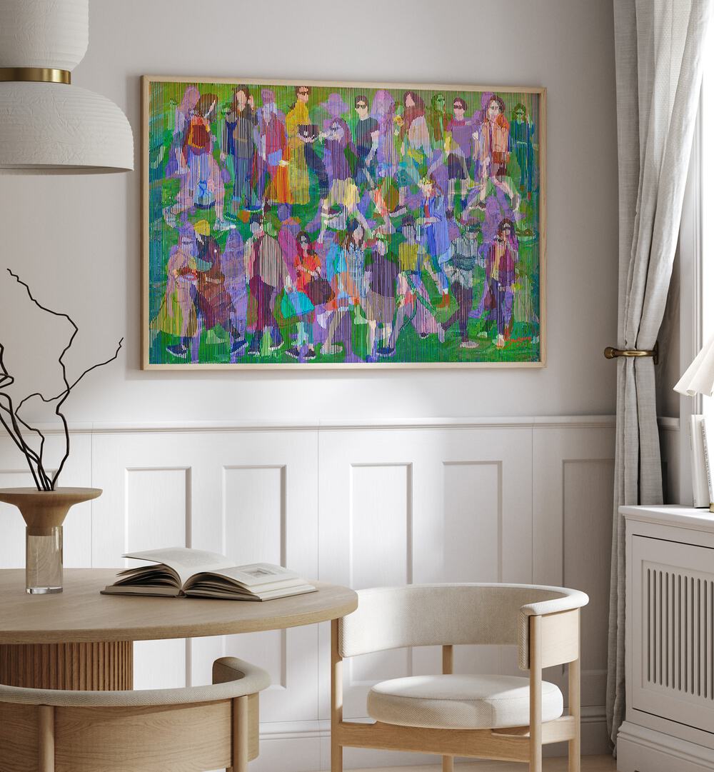 Vibrant CITIZEN II, FASHION POSTERS displayed in a stylish interior, enhancing modern home decor.