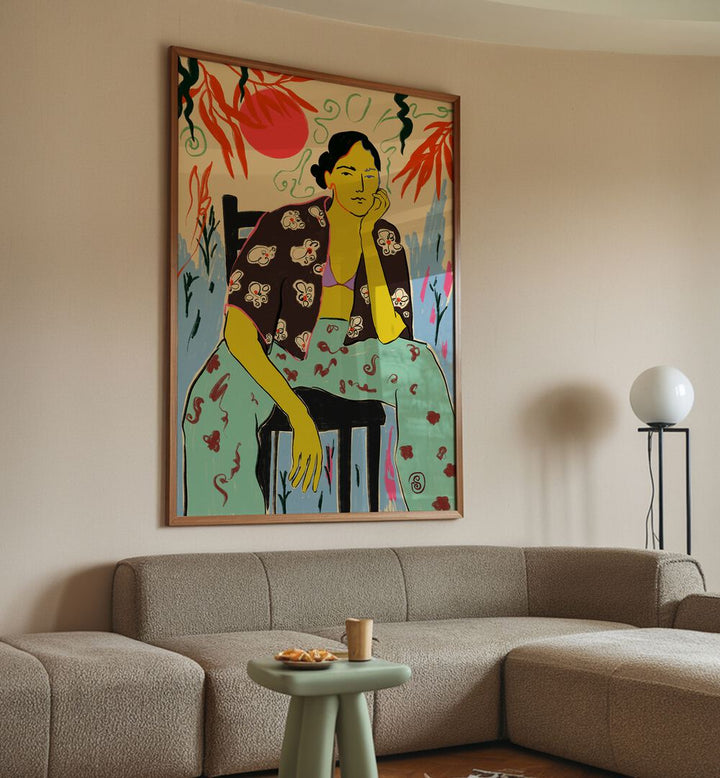 SUN AND WAVES , PORTRAITS & FIGURATIVE ILLUSTRATIONS