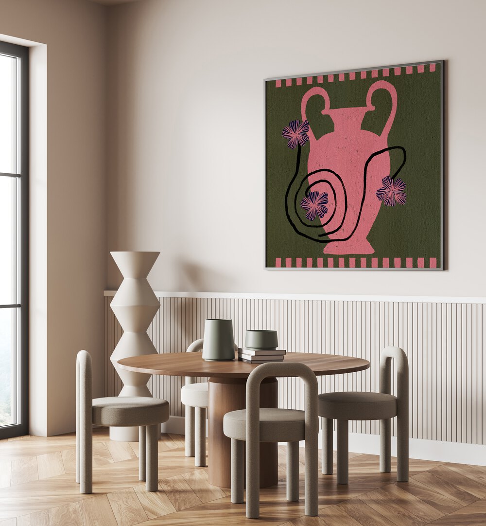 Stylish kitchen posters featuring OUT OF VASE BLOOMS I, adding a fresh touch to your home decor.