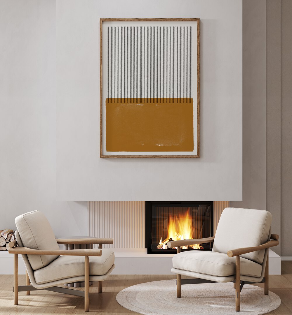 Elegant SIMPLE NEUTRAL I, GEOMETRIC ART PRINTS from The MIUUS STUDIO, enhancing minimalist home decor beautifully.