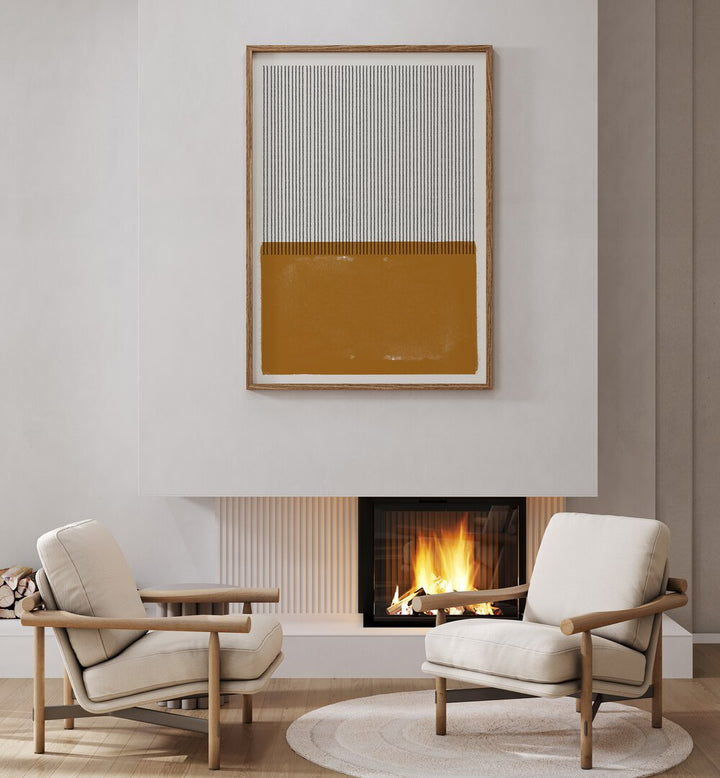 Elegant SIMPLE NEUTRAL I, GEOMETRIC ART PRINTS from The MIUUS STUDIO, enhancing minimalist home decor beautifully.