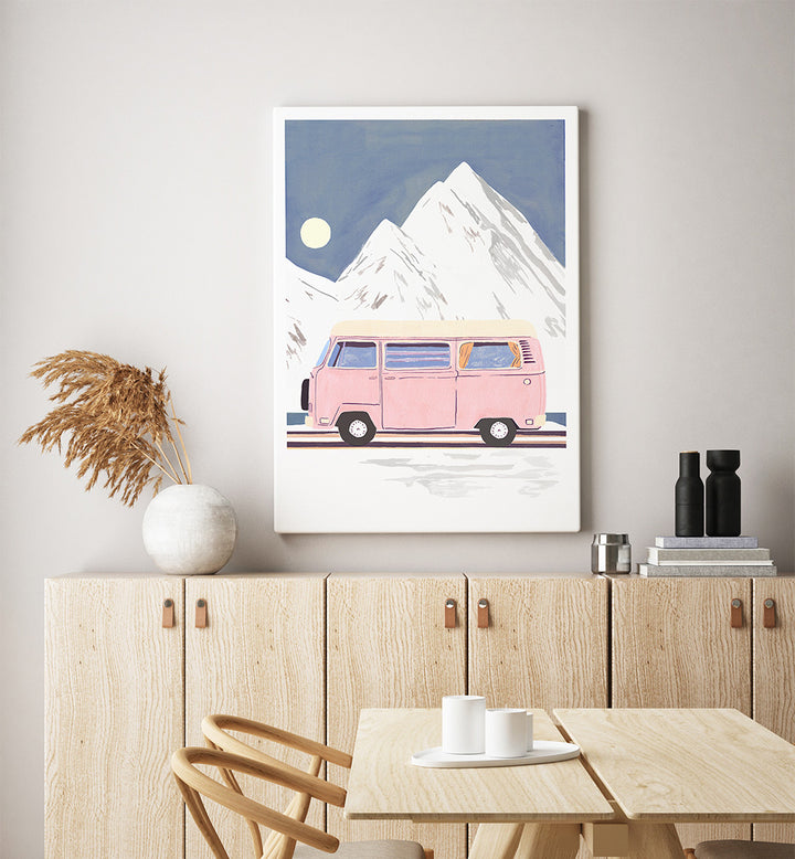 WINTER PRINT , CAR POSTERS